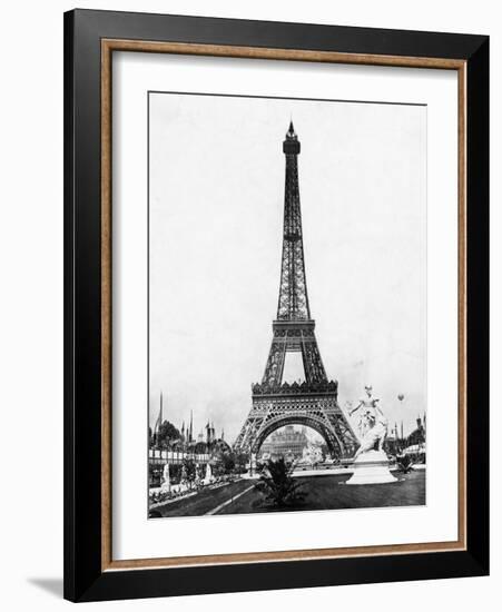 Eiffel Tower from Exhibition Grounds-null-Framed Photographic Print