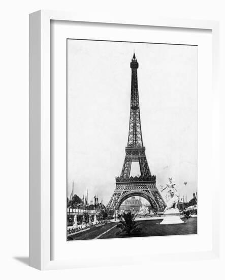 Eiffel Tower from Exhibition Grounds-null-Framed Photographic Print