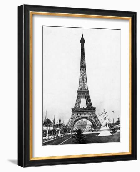 Eiffel Tower from Exhibition Grounds-null-Framed Photographic Print