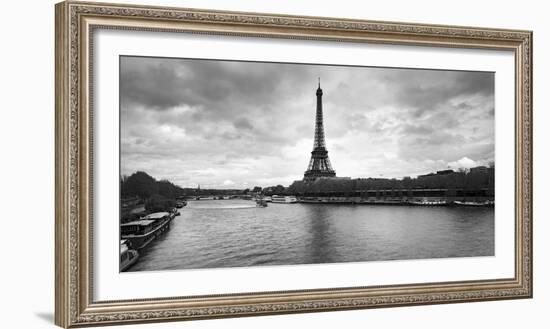 Eiffel Tower from Pont De Bir-Hakeim, Paris, Ile-De-France, France-null-Framed Photographic Print