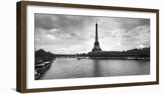 Eiffel Tower from Pont De Bir-Hakeim, Paris, Ile-De-France, France-null-Framed Photographic Print