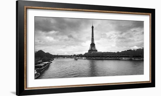 Eiffel Tower from Pont De Bir-Hakeim, Paris, Ile-De-France, France-null-Framed Photographic Print