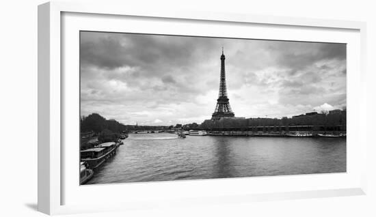 Eiffel Tower from Pont De Bir-Hakeim, Paris, Ile-De-France, France-null-Framed Photographic Print