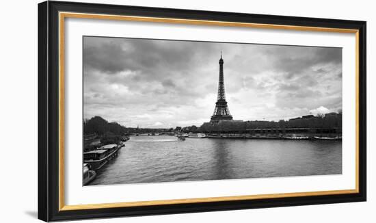 Eiffel Tower from Pont De Bir-Hakeim, Paris, Ile-De-France, France-null-Framed Photographic Print