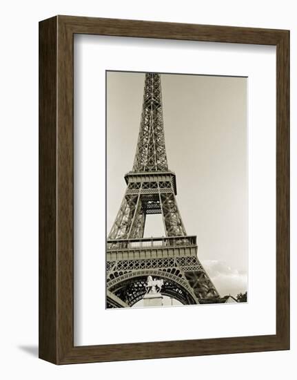 Eiffel Tower from the River Seine-Christian Peacock-Framed Art Print