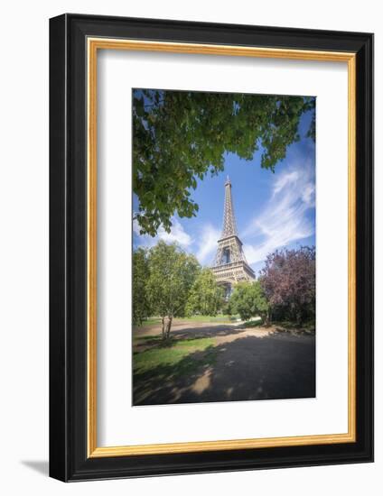 Eiffel tower Green garden-Philippe Manguin-Framed Photographic Print