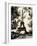 Eiffel Tower II - black and white-Amy Melious-Framed Art Print
