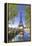 Eiffel Tower in green-Philippe Manguin-Framed Premier Image Canvas