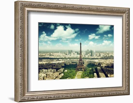 Eiffel Tower in Paris, France-Iakov Kalinin-Framed Photographic Print