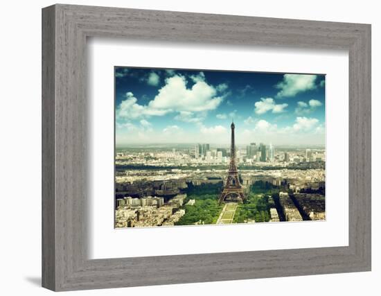 Eiffel Tower in Paris, France-Iakov Kalinin-Framed Photographic Print