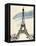 Eiffel Tower in Pen-Morgan Yamada-Framed Stretched Canvas