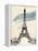 Eiffel Tower in Pen-Morgan Yamada-Framed Stretched Canvas
