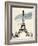 Eiffel Tower in Pen-Morgan Yamada-Framed Art Print