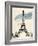 Eiffel Tower in Pen-Morgan Yamada-Framed Art Print