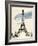 Eiffel Tower in Pen-Morgan Yamada-Framed Art Print