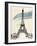 Eiffel Tower in Pen-Morgan Yamada-Framed Art Print