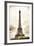 Eiffel Tower in Winter-Philippe Hugonnard-Framed Giclee Print