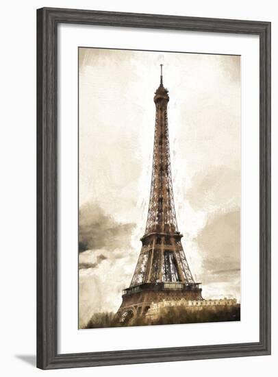 Eiffel Tower in Winter-Philippe Hugonnard-Framed Giclee Print