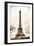 Eiffel Tower in Winter-Philippe Hugonnard-Framed Giclee Print