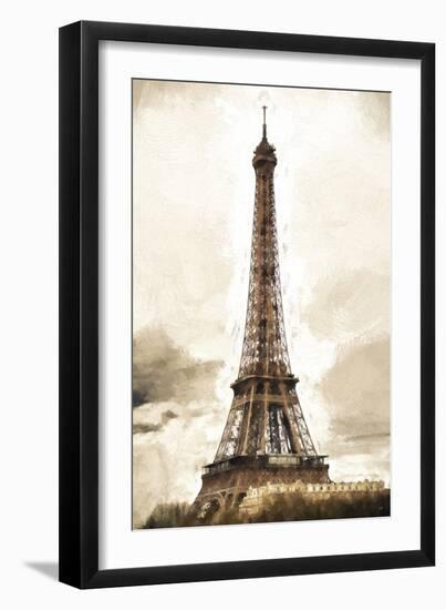 Eiffel Tower in Winter-Philippe Hugonnard-Framed Giclee Print