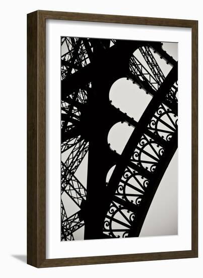 Eiffel Tower Latticework I-Erin Berzel-Framed Photographic Print