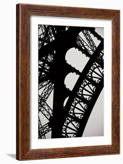 Eiffel Tower Latticework I-Erin Berzel-Framed Photographic Print