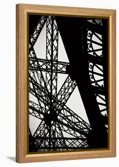 Eiffel Tower Latticework II-Erin Berzel-Framed Premier Image Canvas