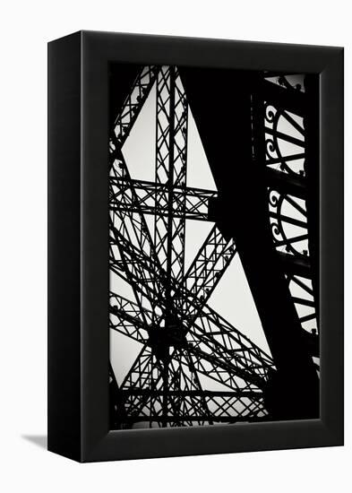 Eiffel Tower Latticework II-Erin Berzel-Framed Premier Image Canvas