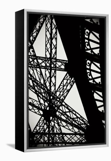 Eiffel Tower Latticework II-Erin Berzel-Framed Premier Image Canvas