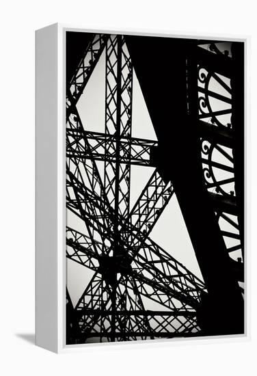 Eiffel Tower Latticework II-Erin Berzel-Framed Premier Image Canvas