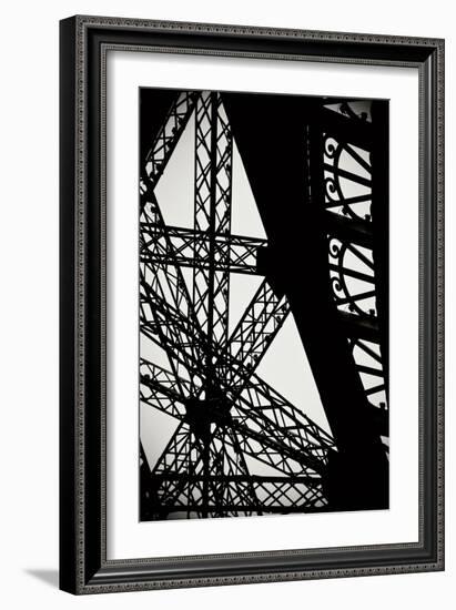 Eiffel Tower Latticework II-Erin Berzel-Framed Photographic Print