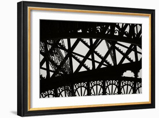 Eiffel Tower Latticework V-Erin Berzel-Framed Photographic Print