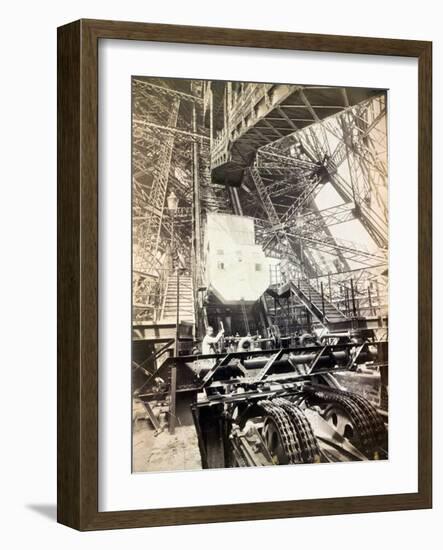 Eiffel Tower Machinery, 1890's-Science Source-Framed Giclee Print