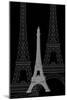 Eiffel Tower Night-Cristian Mielu-Mounted Art Print