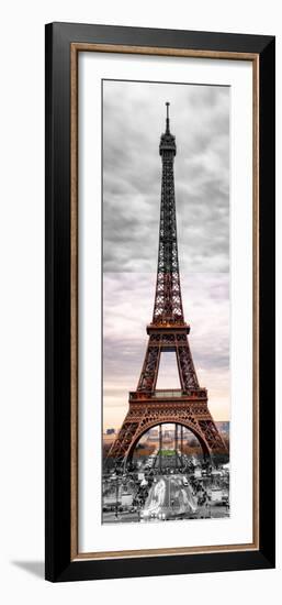 Eiffel Tower, Paris, France - Black and White and Spot Color Photography-Philippe Hugonnard-Framed Photographic Print