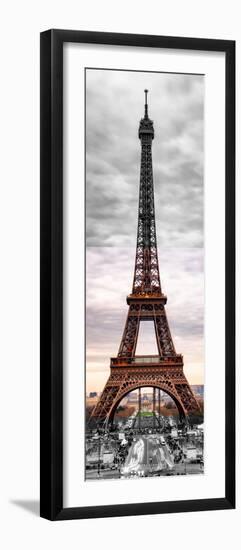 Eiffel Tower, Paris, France - Black and White and Spot Color Photography-Philippe Hugonnard-Framed Photographic Print