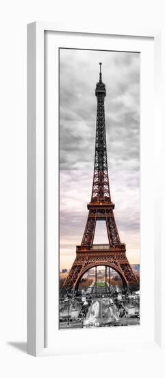 Eiffel Tower, Paris, France - Black and White and Spot Color Photography-Philippe Hugonnard-Framed Photographic Print