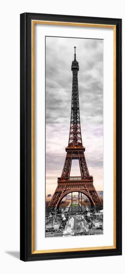 Eiffel Tower, Paris, France - Black and White and Spot Color Photography-Philippe Hugonnard-Framed Photographic Print