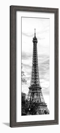 Eiffel Tower, Paris, France - Black and White Photography-Philippe Hugonnard-Framed Premium Photographic Print