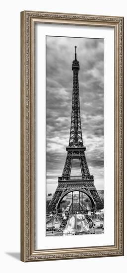 Eiffel Tower, Paris, France - Black and White Photography-Philippe Hugonnard-Framed Photographic Print