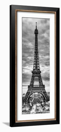 Eiffel Tower, Paris, France - Black and White Photography-Philippe Hugonnard-Framed Photographic Print