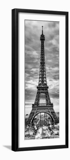 Eiffel Tower, Paris, France - Black and White Photography-Philippe Hugonnard-Framed Photographic Print