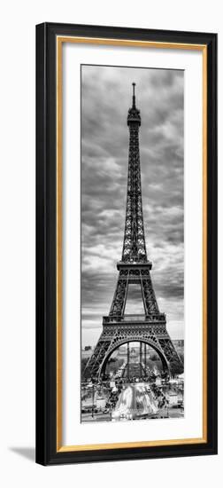 Eiffel Tower, Paris, France - Black and White Photography-Philippe Hugonnard-Framed Photographic Print