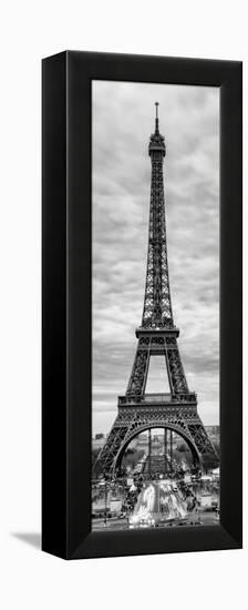 Eiffel Tower, Paris, France - Black and White Photography-Philippe Hugonnard-Framed Premier Image Canvas