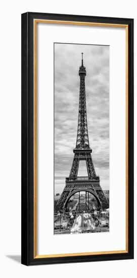 Eiffel Tower, Paris, France - Black and White Photography-Philippe Hugonnard-Framed Photographic Print