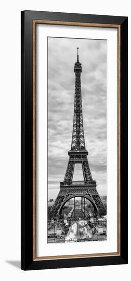 Eiffel Tower, Paris, France - Black and White Photography-Philippe Hugonnard-Framed Photographic Print