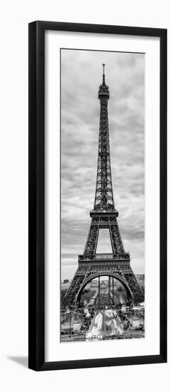 Eiffel Tower, Paris, France - Black and White Photography-Philippe Hugonnard-Framed Photographic Print