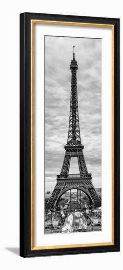 Eiffel Tower, Paris, France - Black and White Photography-Philippe Hugonnard-Framed Photographic Print