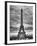 Eiffel Tower, Paris, France - Black and White Photography-Philippe Hugonnard-Framed Photographic Print