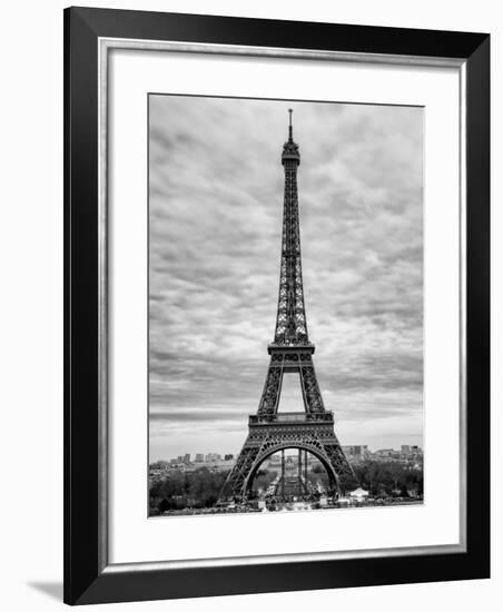 Eiffel Tower, Paris, France - Black and White Photography-Philippe Hugonnard-Framed Photographic Print